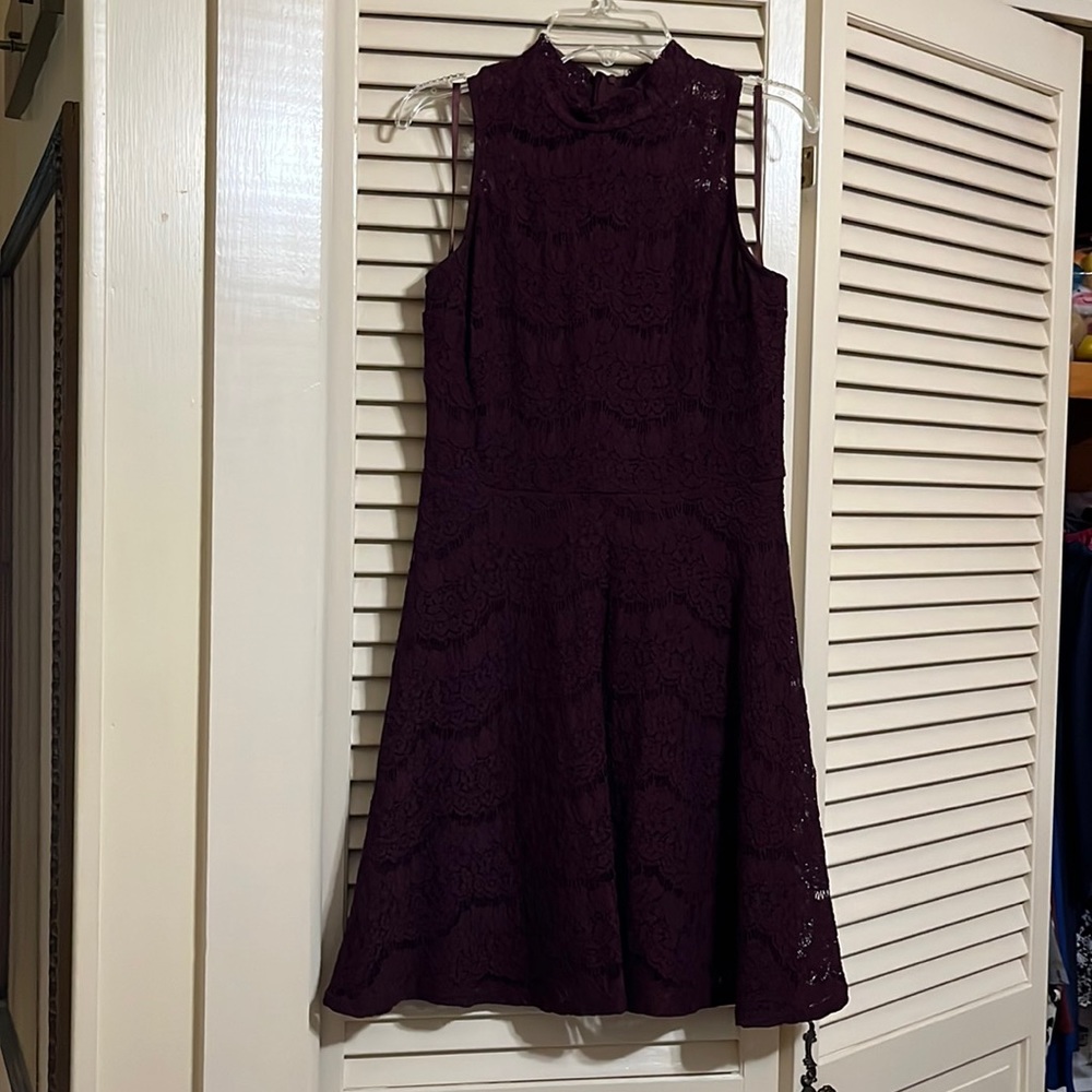 Purple Lace Dress